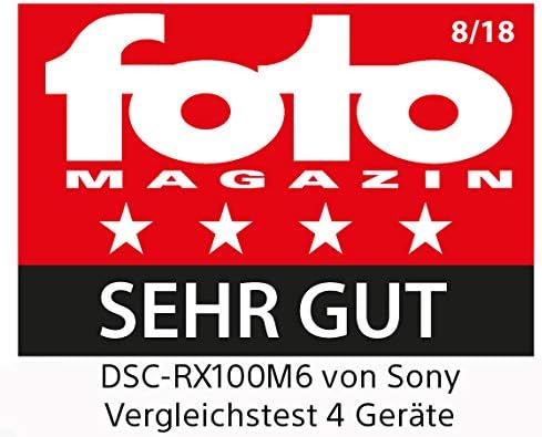 Sony RX100 VI Fotocamera Digitale Compatta, Sensore da 1.0, Elevate Prestazioni di AF, Video 4K HDR e Schermo LCD Regolabile Sony RX100 VI Fotocamera Digitale Compatta, Sensore da 1.0, Elevate Prestazioni di AF, Video 4K HDR e Schermo LCD Regolabile
