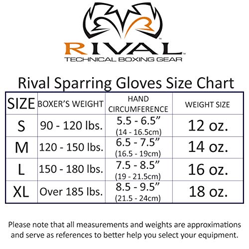 RIVAL RS-FTR Future Sparring Gloves For Youth - Hook & Loop Boxing Gloves For Smaller Hands