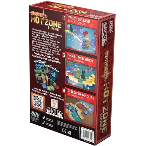 Pandemic Hot Zone: Europe Juego de Mesa Cooperativo miniatura 4