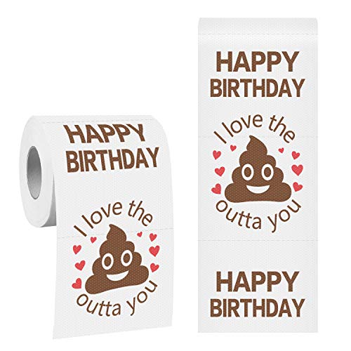 Happy Birthday Toilet Paper Gift for Men and Women Roll Prank Funny Birthday Gag Gifts Novelty Toilet Paper Present for Family Happy Birthday Party Decorations, Birthday Party Supplies. Happy Birthday Toilet Paper Gift for Men and Women Roll Prank Funny Birthday Gag Gifts Novelty Toilet Paper Present for Family Happy Birthday Party Decorations, Birthday Party Supplies.