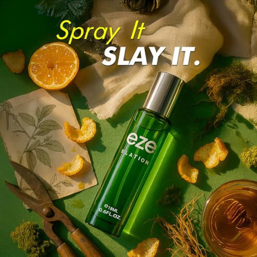 Image of Eze Perfume Elation Perfume For Men - 18ml | Premium Long Lasting Fragrance with Bergamot, Mandarin, Sandalwood & a Premium Blend of Herbs, Florals & Woods | Bold Masculine Scent | Luxury Gift for Him