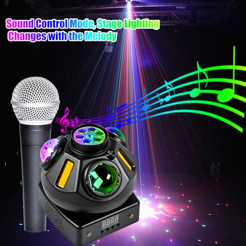 Projecteur de scène LED RGBW 4 en 1 avec télécommande autonome