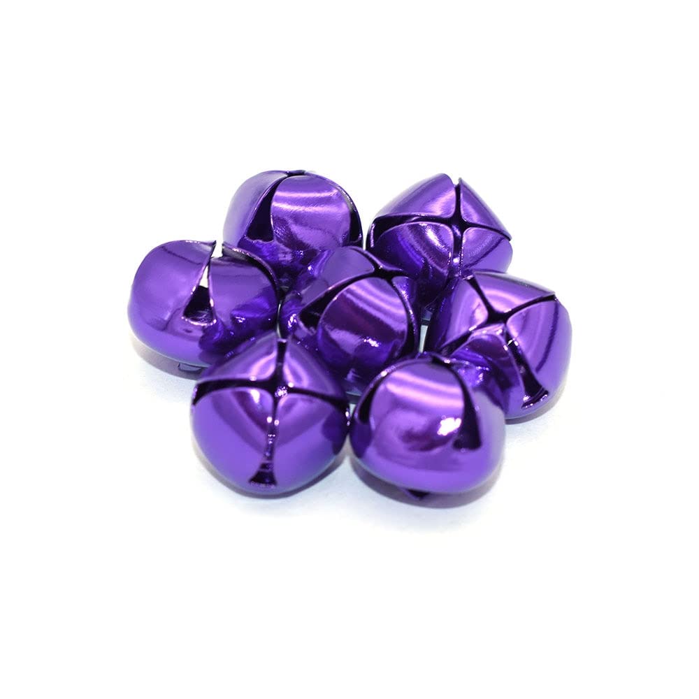 Ornamento di campanelli for Natale, campanelle di Natale piccole 20 pezzi campanelli a croce viola