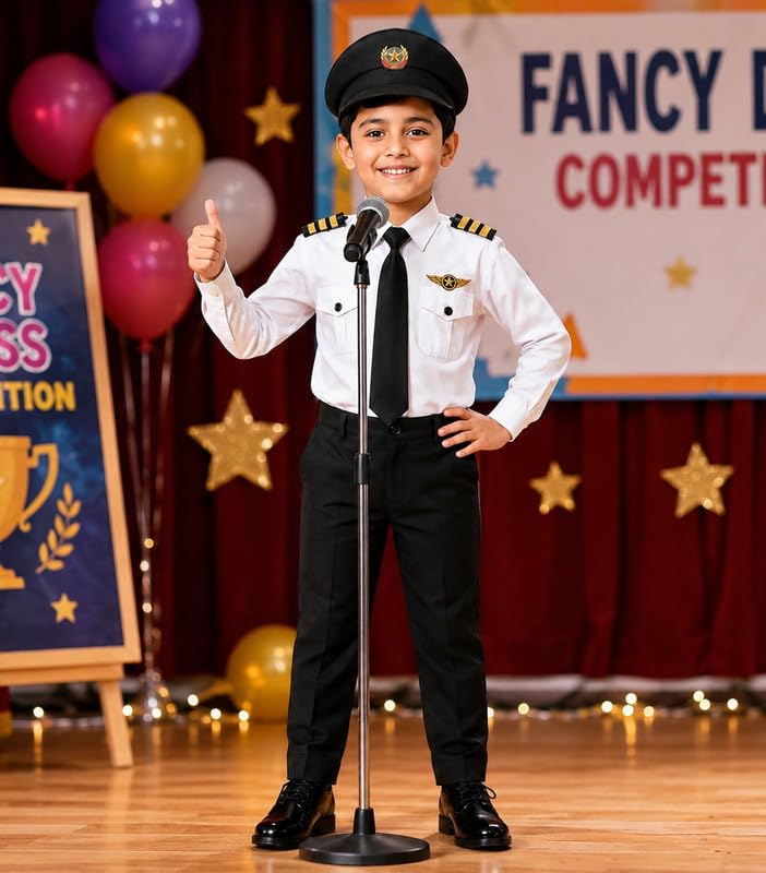 Image of Raj Costume Freedom Fighter Costume for Kids | Independence Day Fancy Dress | Patriotic School Function Dress | Boys & Girls
