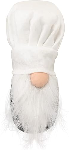 Miniatura 1 de Olivia & Jane Gnomo navideño de papel y paleta para decoración del hogar, 7 x 2.75 pulgadas, muñeco de peluche escandinavo sueco Tomte para Acción