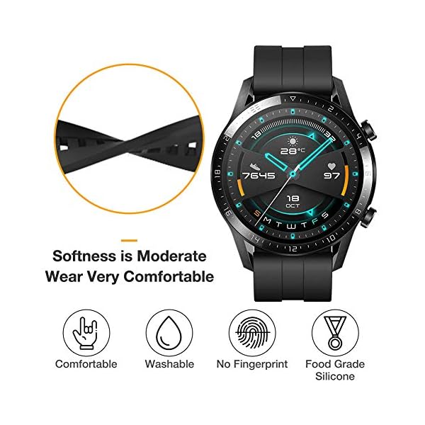 YHC Correas para Huawei Watch GT2/GT2 Classic/GT2 Pro 46mm - Imagen 4