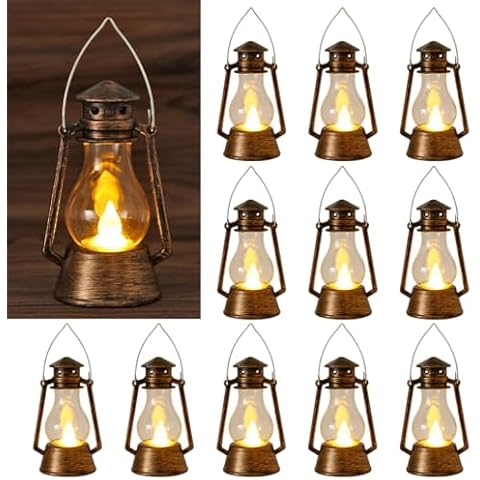 LJQizn 12Pcs LED Mini Lanterns Cover