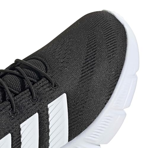 adidas Homme Cloudfoam Flex Elastic Laces Shoes, Core Black/FTWR White/Carbon, 49 1/3 EU