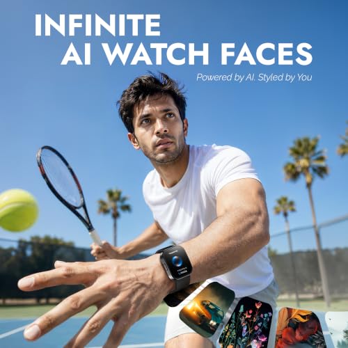 Image of Titan ZEAL 2.0 Smartwatch with 1.85 inch AMOLED Display,60Hz Refresh Rate,Infinite AI Watch Faces,AI Chat,AI Voice assistant,Smart Hydration,Multiple Menu Styles,QR Hub,100+ Multisports,BT Calling- Black