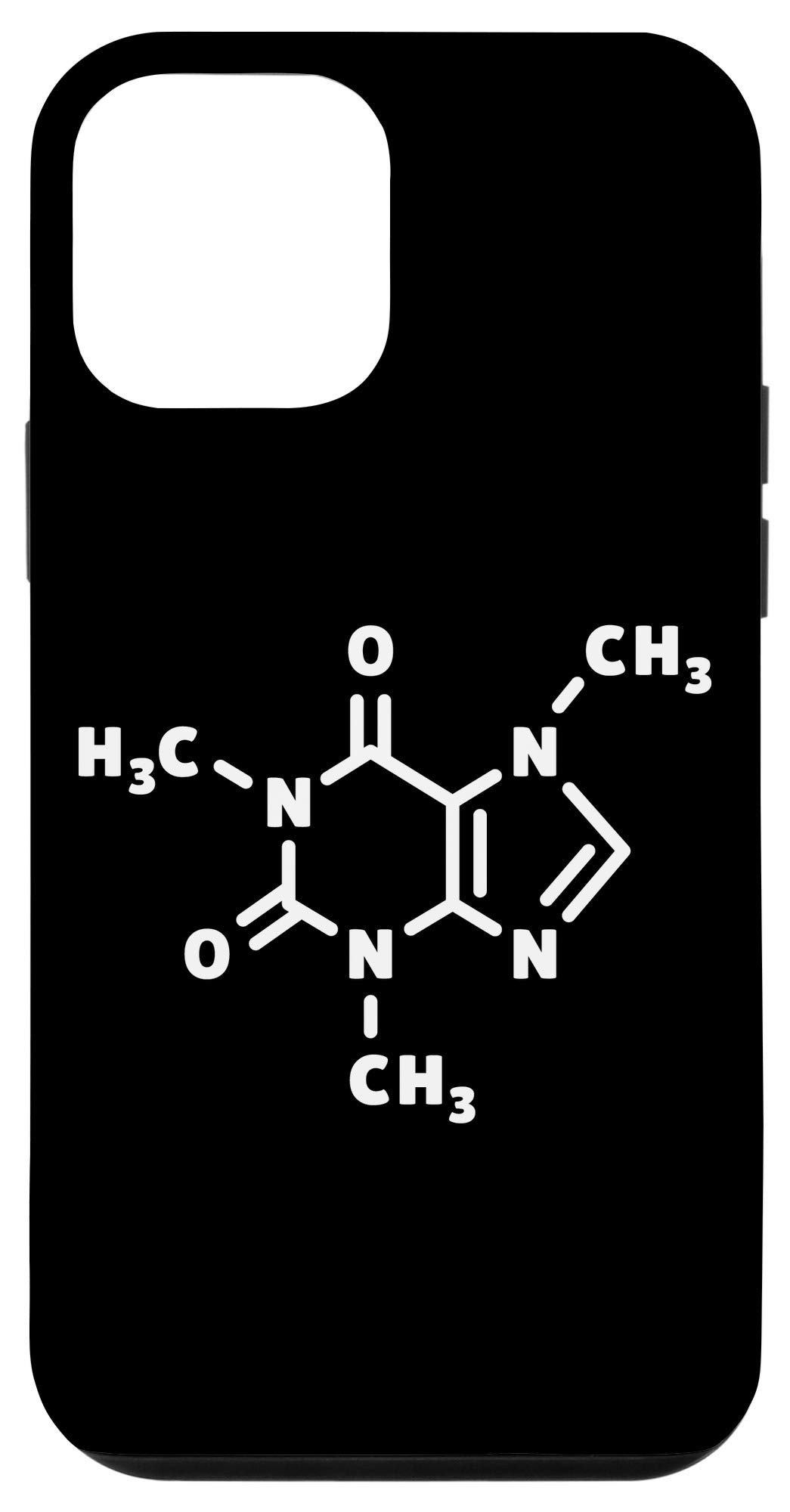 iPhone 12 mini Caffeine Molecule - Coffee Lover, Barista, Organic Chemistry Case