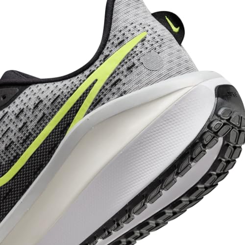 Image of Men's Nike Vomero 17 in Black /Volt-LT Smoke Grey-White