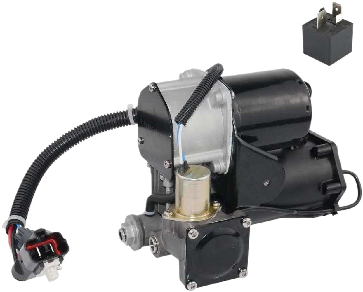 Air Suspension Compressor Compatible with Discovery 3 LR3 LR4 Sport LR023964