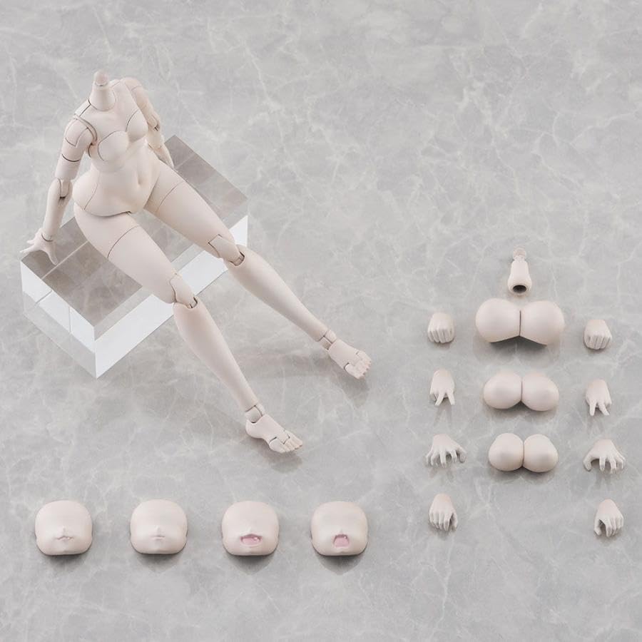Aoshima Bunka Kyozai No.KO-03R Kemo Plastic Human Parts Set [Color B] Non-Scale ABS & PVC Plastic Model