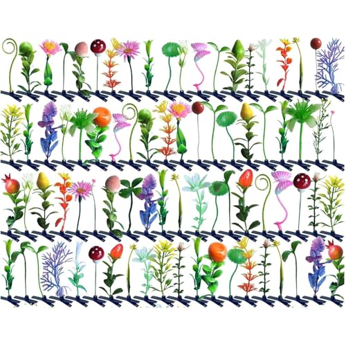 Clips de brotes para el cabello con lindos diseños de plantas mixtas 5