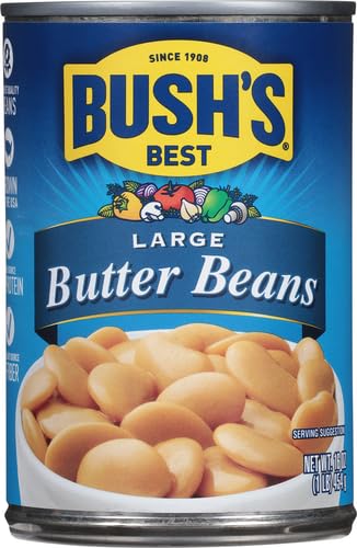 Image of Bush's Best Large Butter Beans 16 oz (Pack of 6)
