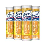 Lysol Smart Refill Cartridges Multipurpose Cleaner, Citrus Breeze, For Disinfecting & Cleaning, 4ct.​, Packaging May Vary