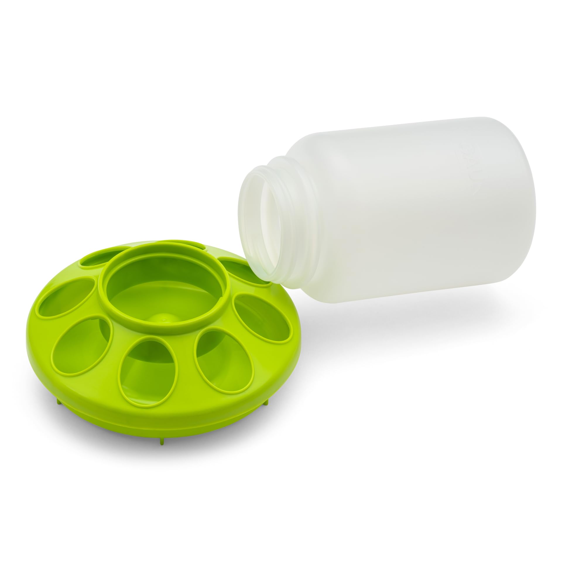 Agrarzone Starter kit allevamento Pulcini: mangimiera, Abbevveratoio e lampada riscaldante - Kit completo per iniziare, Robusto e facile da pulire - Ideale per Pulcini, Galline e volatili