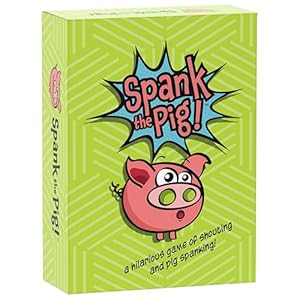 Spank The Pig! – Hilarious & Fun Family Card Game for Kids, Teens & Adults, Funny Fast Paced Games for 2-7 Players
