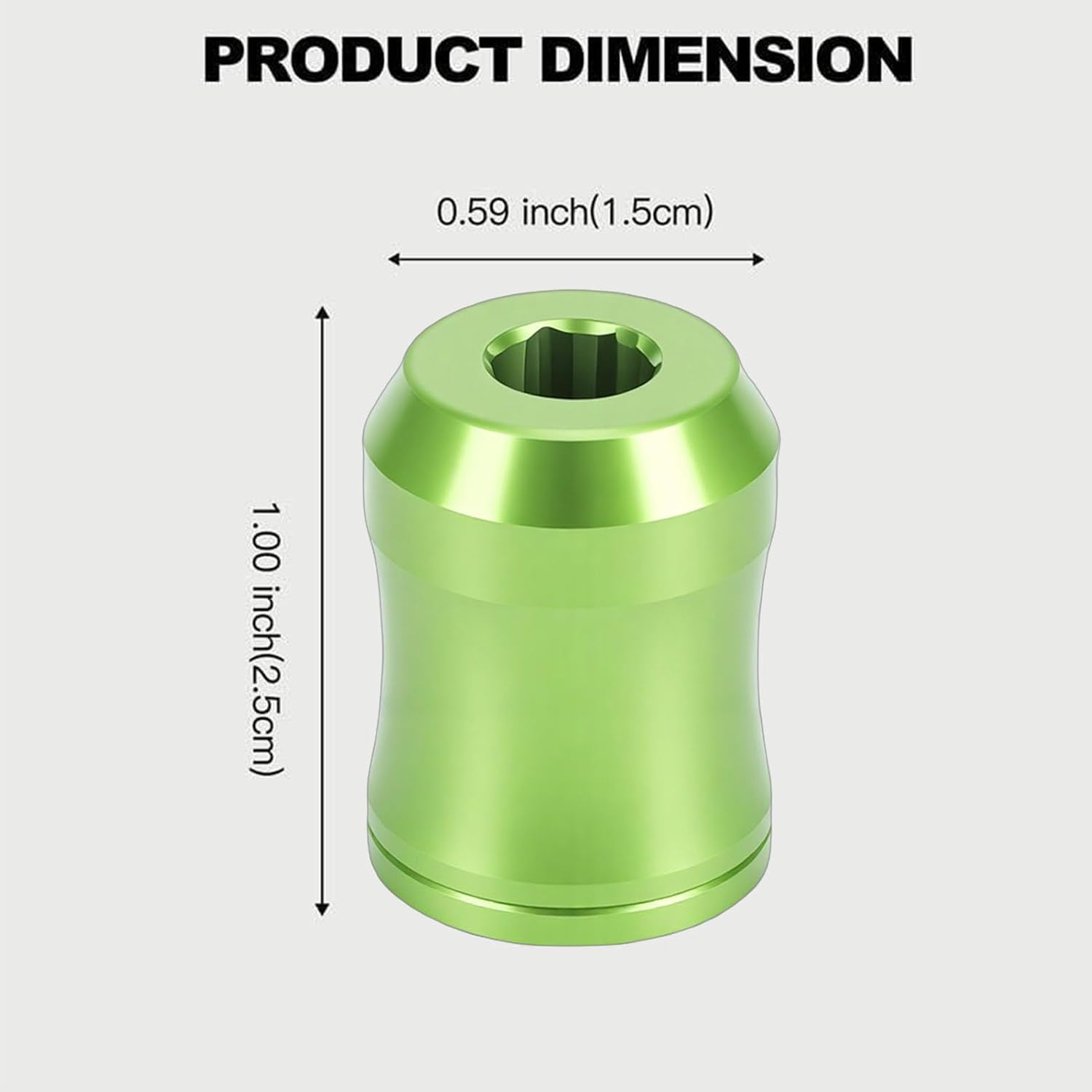 Eujgoov Bit Magnetizer, Aluminum Alloy Magnetic Bit Holder with Powerful Magnet Adsorption for 1/4 Inch Hex Shank Bits, Secure Screw Driving in Tight Spaces
