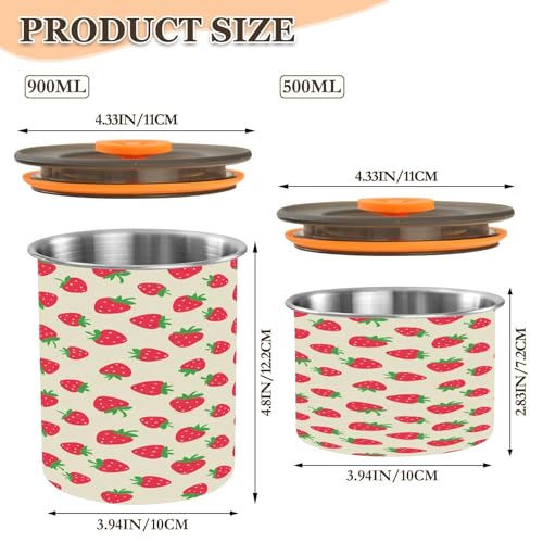 Contenedor hermético para café de acero inoxidable 30oz miniatura 2