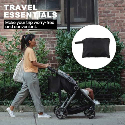 Image of SNOWIE SOFT Travel Bag for Folding Baby Stroller 600D Oxford Waterproof Dust-Proof Organizer Bag Multipurpose Storage Bag for Folding Pram, Baby Car Seat Stroller- Pack of 1