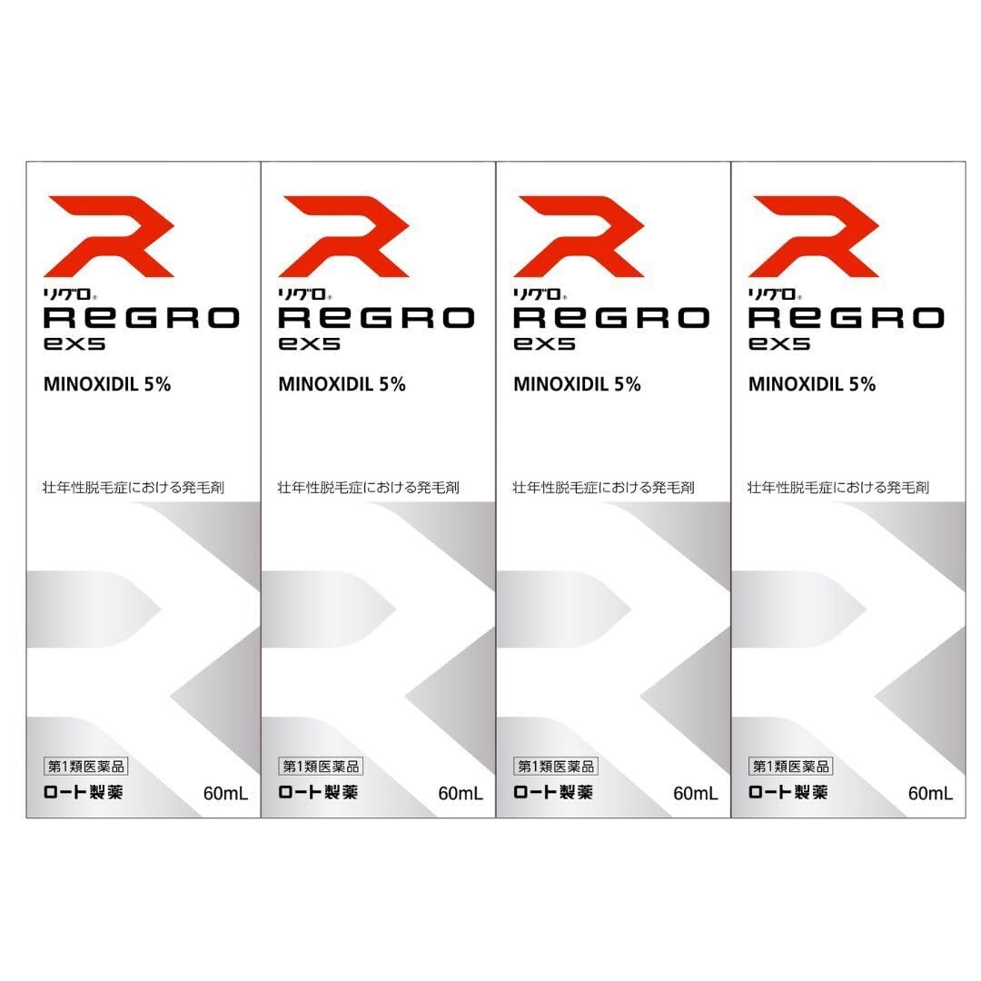 Amazon | 【第1類医薬品】リグロEX5 60mL×4 | リグロ | 育毛・養毛剤