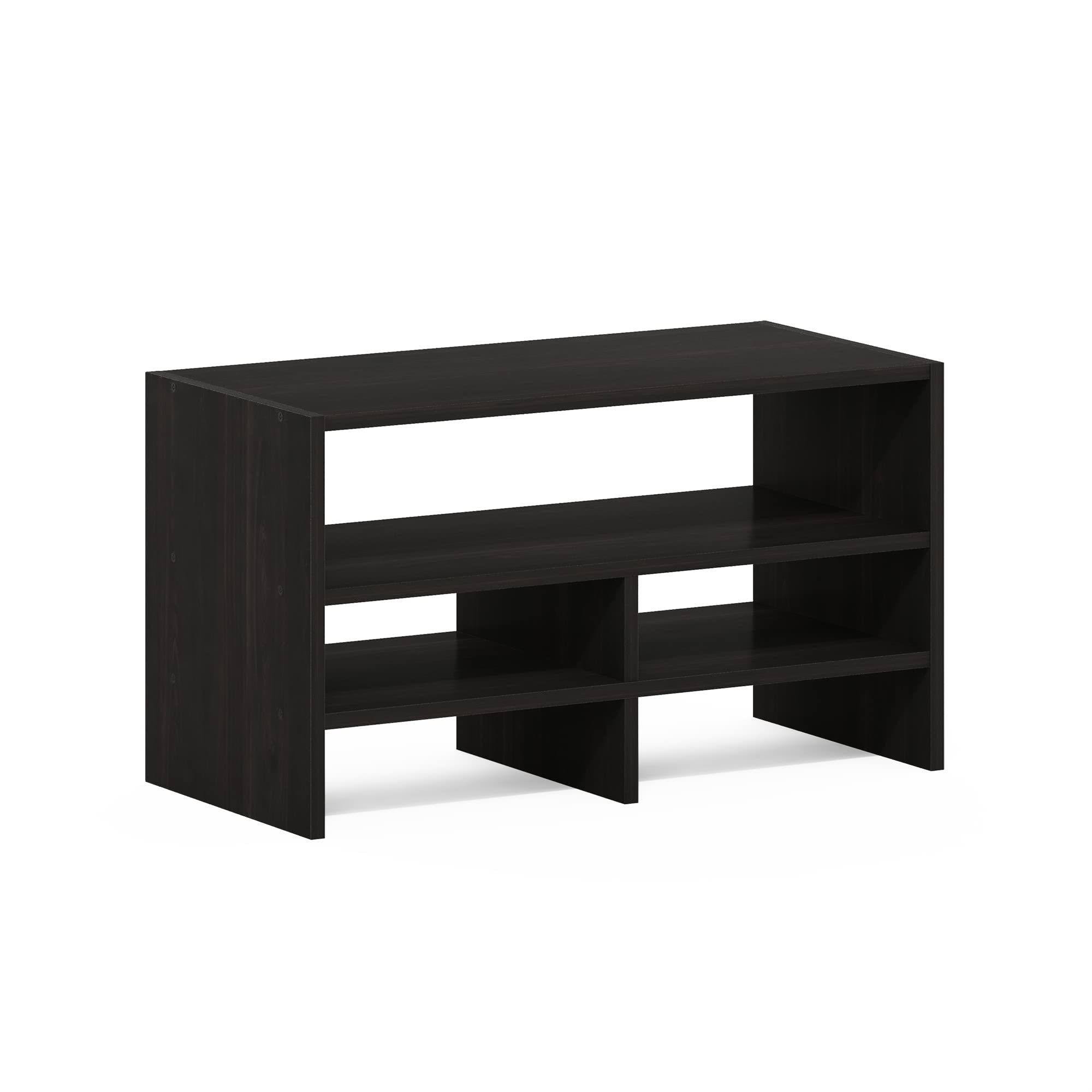 Furinno Hermite Desk Top Organizing Shelf Bookcase, Espresso