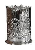 Sektkühler Flaschenkühler Weinkühler Metall Champagnerkühler Antik-Stil 17cm