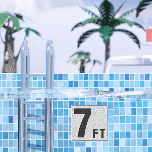 Marcadores de profundidad para piscina de vinilo 6x6 in miniatura 3