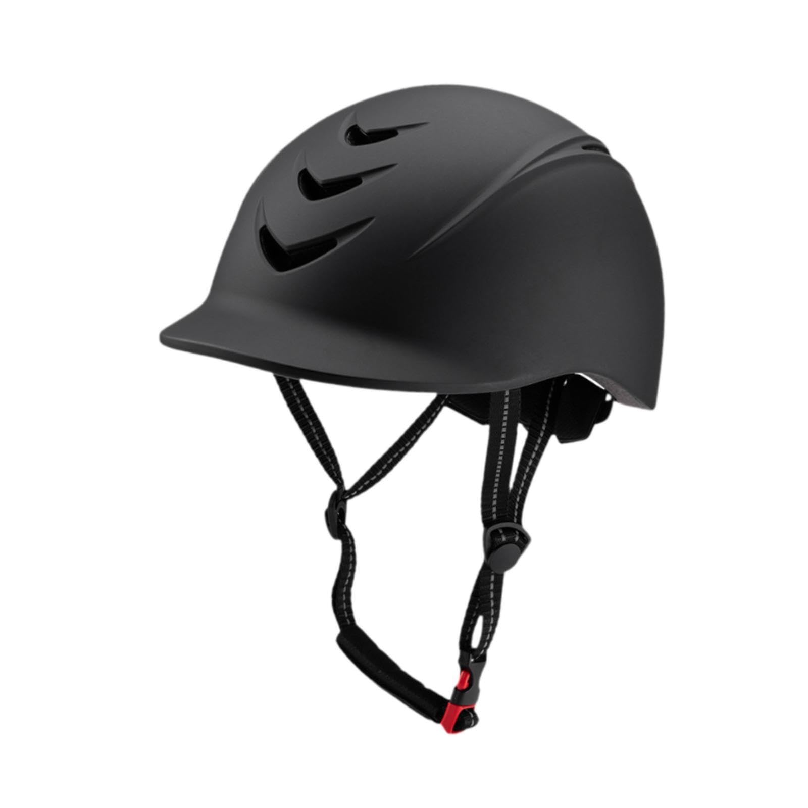 Casco da equitazione confortevole, regolabile, protettivo, leggero, ventilato, per gli appassionati di sport d'avventura all'aria aperta, equitazione,