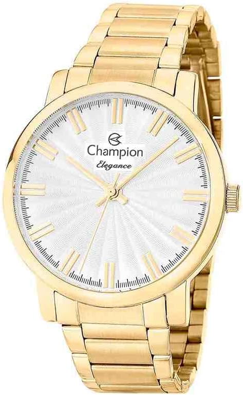 Relógio Champion Feminino Dourado Analógico CN26037W + Pulseira Berloques |  Amazon.com.br