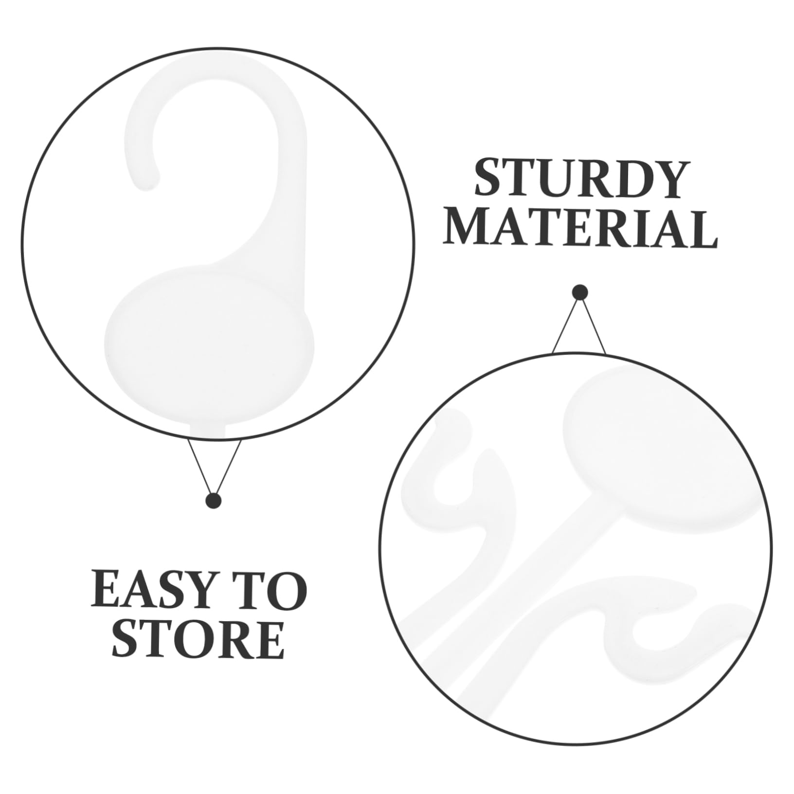 Happyyami 30Pcs Shoes Hook Drying Rack Organizer for Home Supermarket Mall Sturdy Material Multi Functional Shoes Hanging for Slippers Footwear Storage