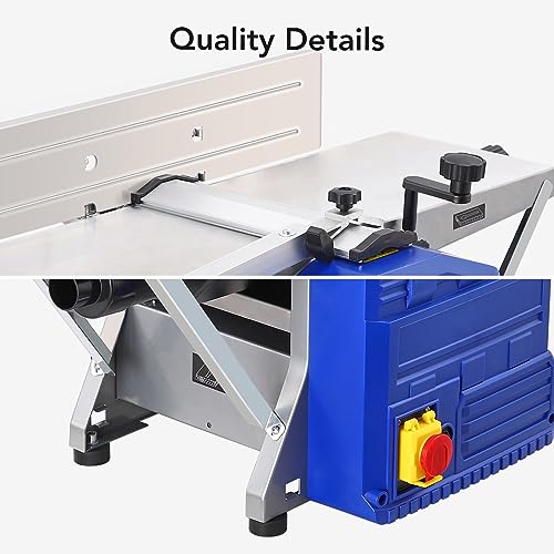 1250W 13” Electric Benchtop Planer