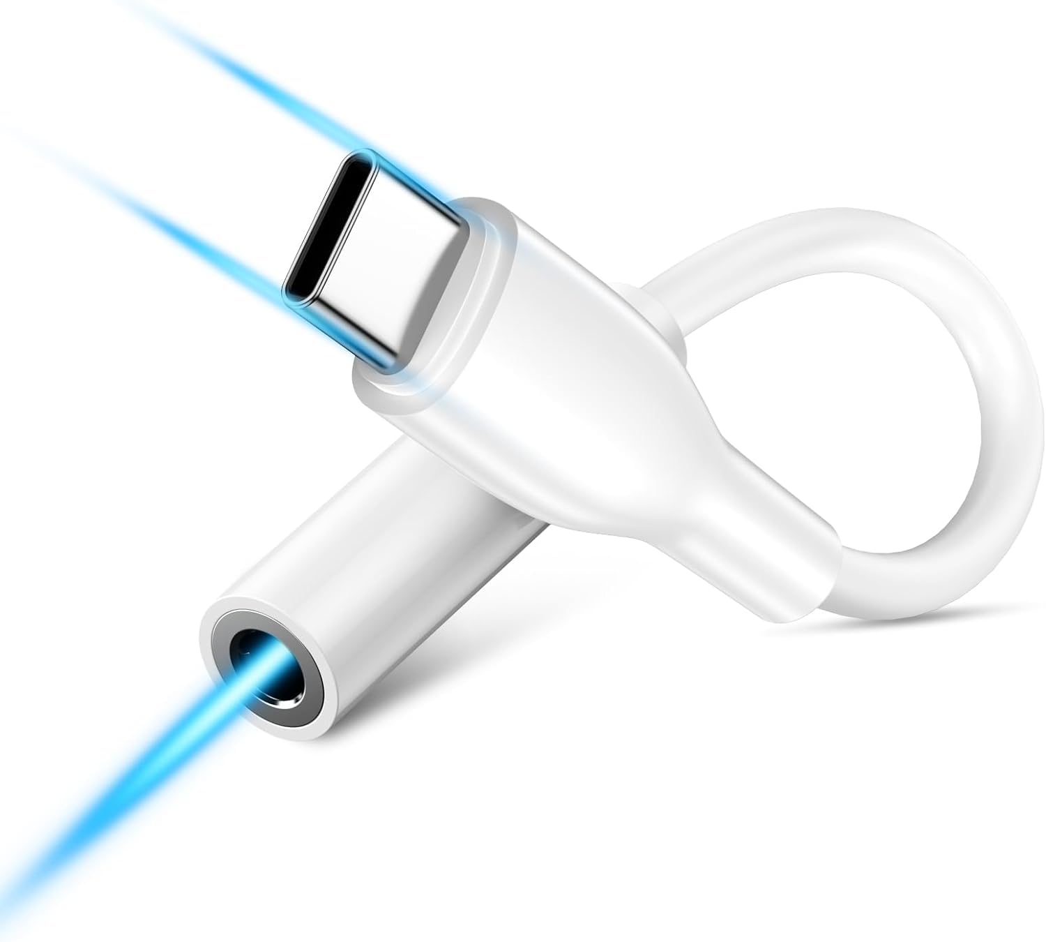 RODMED Type C to 3.5mM Headphone Jack Adapter for iPhone 15/15 Pro/Pro Max/Plus, Samsung Galaxy S24/S23/S23/S22/S21Ultra, Pixel 2/2XL/3/3XL/6/6 pro (White)-image-26