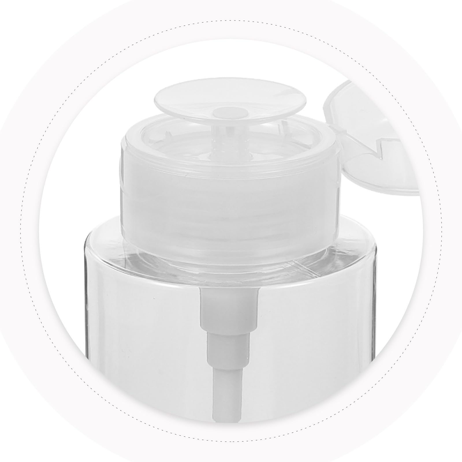 Dosatore Pompa per Liquidi 300ml 2 Pezzi Bottiglia Vuota in Plastica Riutilizzabile con Pompa Push-down, Contenitore Cosmetico per Struccante e Viaggio Quotidiano