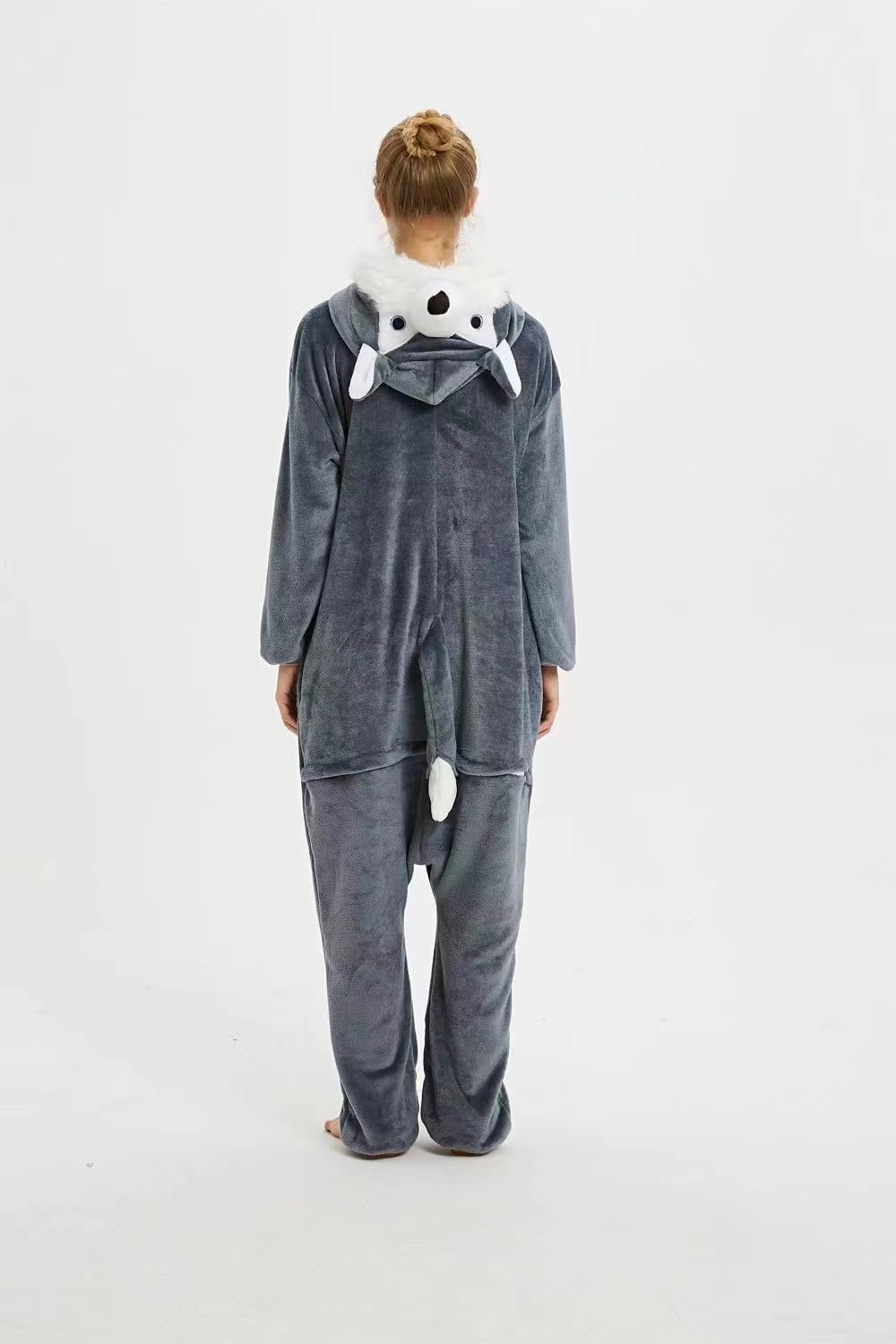 Pyjama unisexe pour adulte avec motif loup