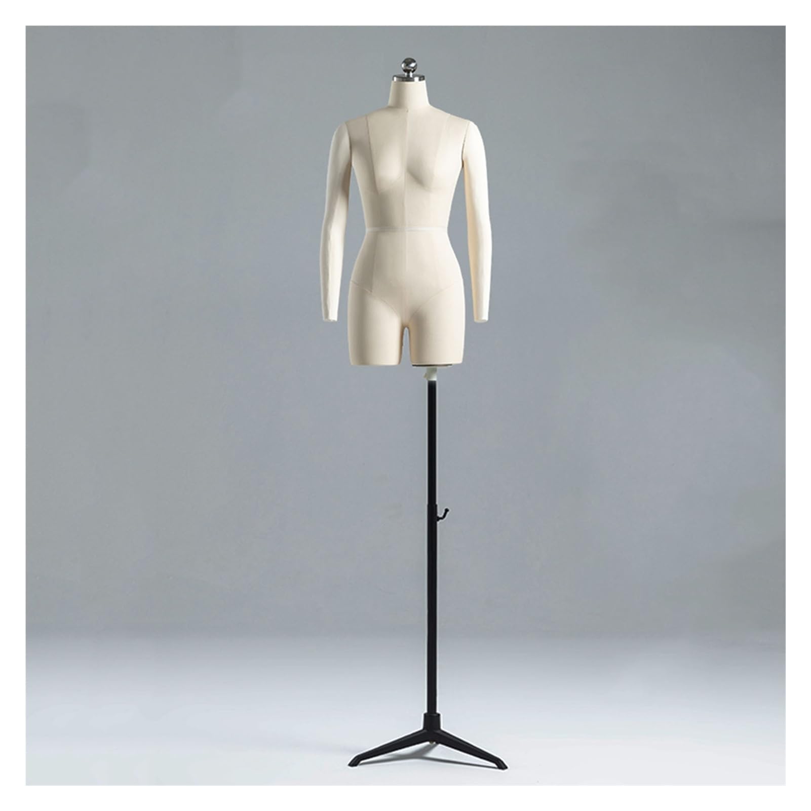 Manichino Sartoriale Busto Donna, Rotabile 360° Regolabile Manichini Busti Sartoriali Con Braccio Di Aspirazione Magnetico Per L'esposizione Di Abbigliamento ( Color : B , Size : 84# )