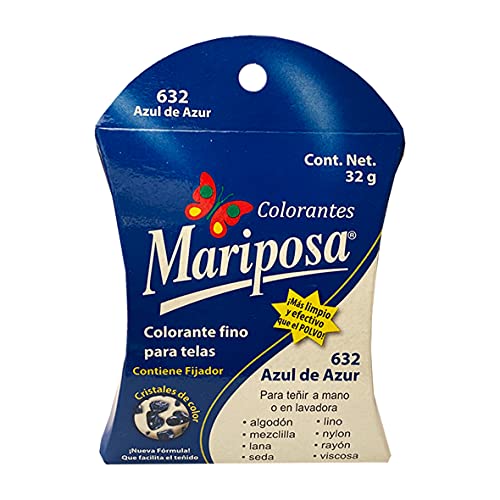 Catálogo para Comprar On-line Colorante Mariposa Tonos - los más vendidos. 41 Colorante Mariposa Cristales 32 grs 632 Azul de Azur