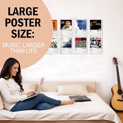 Image of WONDER HUB Wall Art Posters, 20x30 cm (A4), Self-Adhesive, Music Wall Poster for Bedroom, Living Room, Office (Zayn Malik)