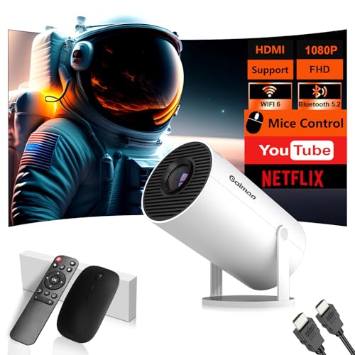 App Integrada Proyector Portátil Dual Control 1920x1080p 1000 Ansi Android Tv Videoproyector Wifi 6 Bt5.2 270 Rotation Hdmi Tv Stick Smartphone Usb Ps5 Laptop, Paquete Con Cable Hdmi Y Ratón, White App Integrada Proyector Portátil Dual Control 1920x1080p 1000 Ansi Android Tv Videoproyector Wifi 6 Bt5.2 270 Rotation Hdmi Tv Stick Smartphone Usb Ps5 Laptop, Paquete Con Cable Hdmi Y Ratón, White