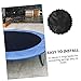 Toyvian 1pc Gymnastics Trampoline Mat Round Replacement Jumping Mat for Boys and Girls Weatherproof Trampoline Pad