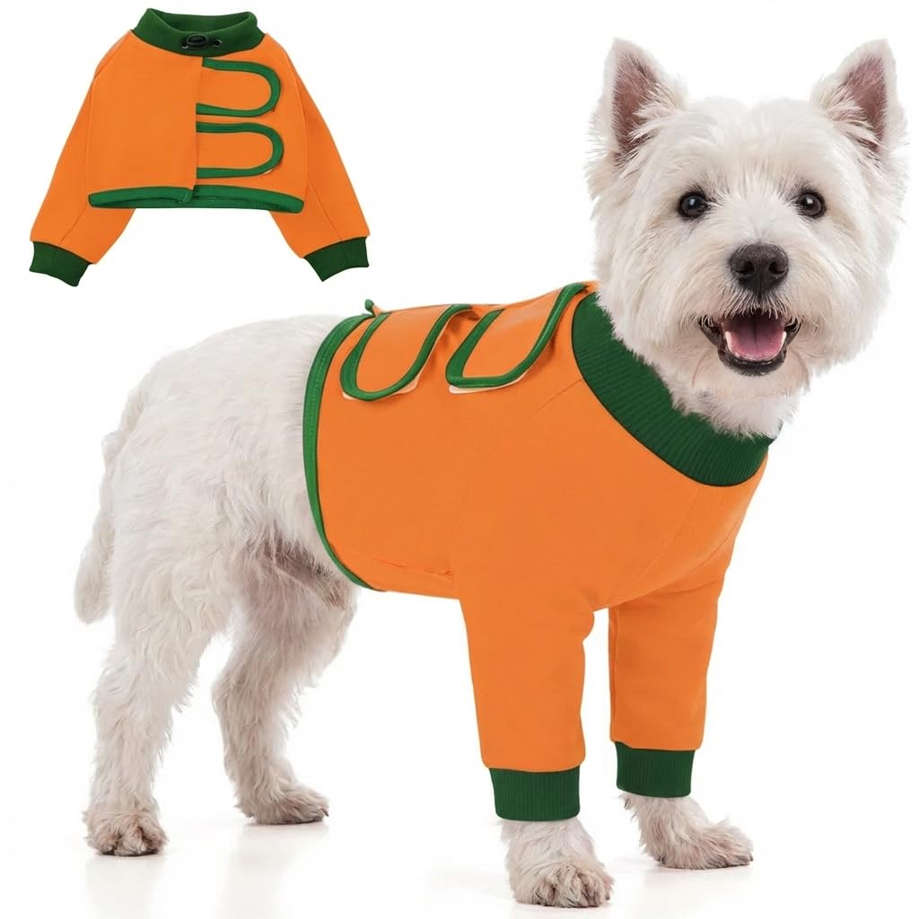 KOESON Soft Dog Recovery Suit for Front Legs, 100% Cotton, S