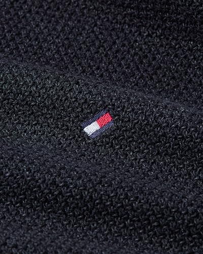 Tommy Hilfiger Men's Short Sleeve V-Neck Knit Polo Shirts in Regular Fit with Stretch4