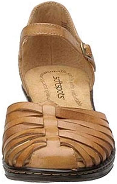 softspots Women's Tatianna Ankle Strap Huarache Shoes, Light Tan, 9.5 B(M) Us - Image 6