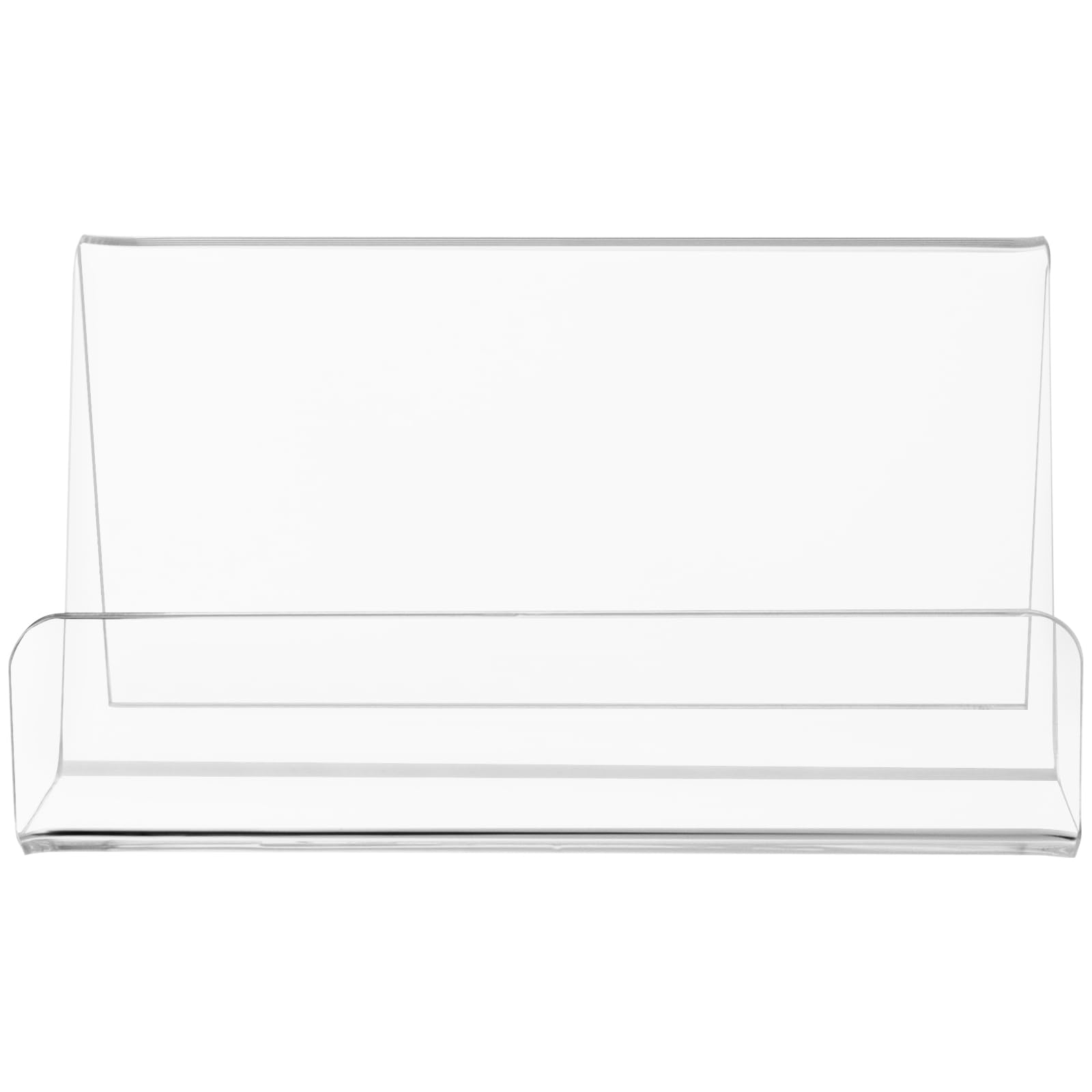 YUENPUN 10 PCS Acrylic Card Display Stand, Table Top Name Card Holders - Image 4