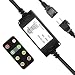 SUNTHIN Max 150W Power Patio Lights Dimmer Remote, 100Ft Wireless Control Distance Dimming Kit for Outdoor Light String, Smart Plug-in Dimmer Switch of LED String Lights, 4 Brightness Dimming