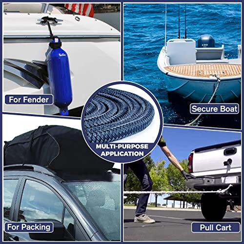 Image of Double Braided Nylon Dock Line, Exceptional Nylon Rigging Line, Highly Dock line and Oil Resistance