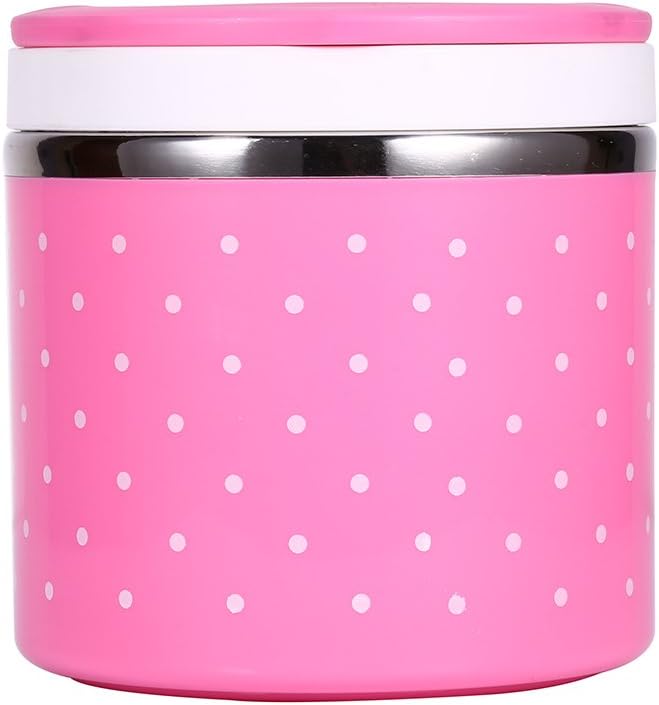 Yosoo picnic lunch, box, pot bread box, portable isolated thermal stainless steel, interior insulation