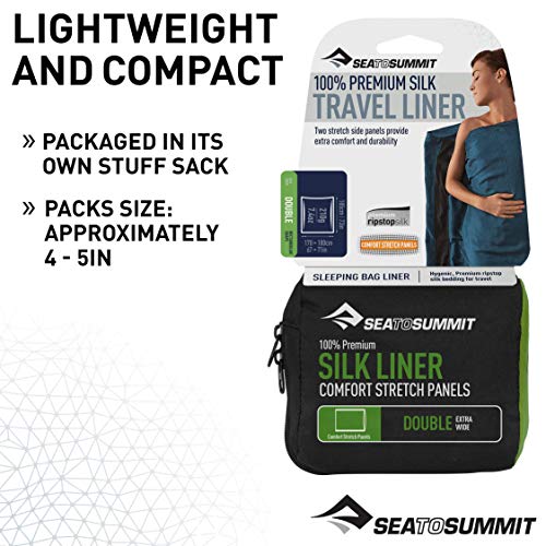 シルクライナーSea To Summit Silk Liner Standard Silk Blend Sleeping Bag Liner | Sea to Summit