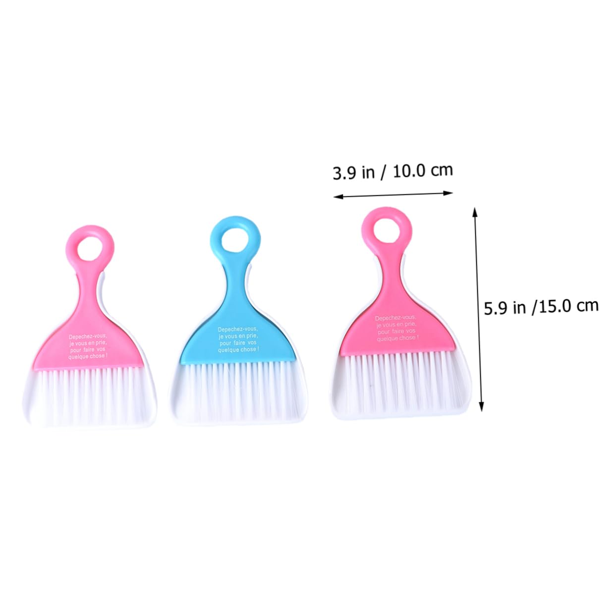 Holibanna 3Pcs Keyboard Cleaning Tools Durable Broom Dustpan for Efficient Dust Removal for Home and Office Use Mixed Color